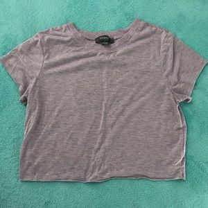 Purple crop top
